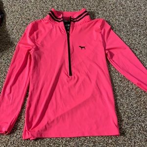 PINK athletic half zip